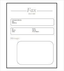 9 Fax Cover Sheet Templates Free Sample Example Format Download