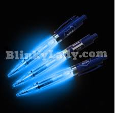 Back The Blue Led Light Up Pen Or Customize Your Own Call Us Free Shipping Blinky Lady