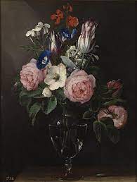 flowers represented in art history