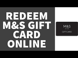 how to redeem m s gift card