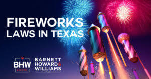fireworks laws in texas could a