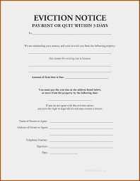 Free Printable 3 Day Eviction Notice Template Infiscale