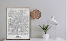 Map Wall Art Of Your Favourite Places