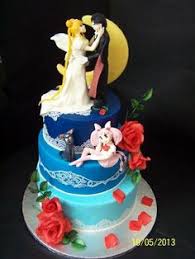Image result for sailor moon birthday cake