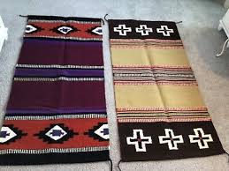woolen aztec tribal area rug carpet