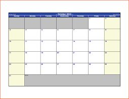 Calendar Template Office Templates For Open Bi 26570