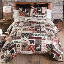 Pine Rustic Quilted Country Queen
