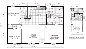 House plan for a narrow, deep lot. Casey 28 X 40 1066 Sqft Mobile Home Factory Expo Home Centers