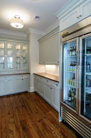 Glass Door Refrigerator Transitional