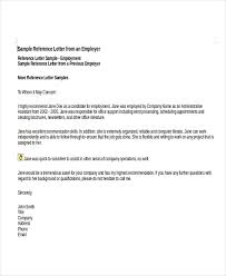 Example Of Reference Letter Template Business