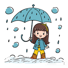 weather clipart cute holds an