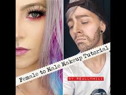 female to male makeup tutorial i