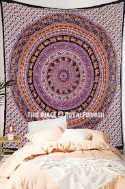 Purple Black Bohemian Elephant