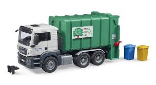 03763 man tgs rear loading garbage truck