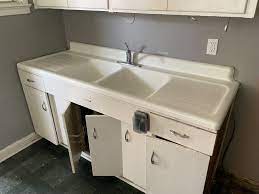 dual basin cast iron kitchen sink
