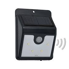 solar led outdoor wall light argon with