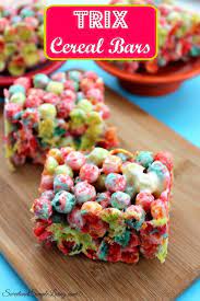 trix cereal bars just 3 ings to