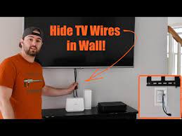How To Hide Tv Wires Inside Wall The