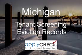 michigan tenant screening and eviction