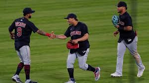 Indians outfielder josh naylor is taken off on a stretcher after suffering an injury on june 27, 2021. Canada S Naylor Hits Game Winning Homer As Cleveland Beats Angels Sportsnet Ca