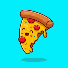 Cute pizza cartoon vector icon illustration. fast food icon concept. flat  cartoon style Free Vector – Cariblens