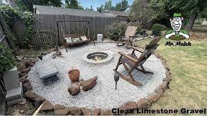 Fire Pit Area With Gravel And Stone