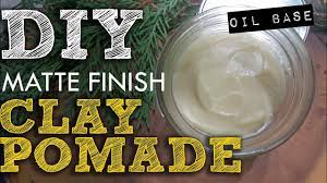 styling clay pomade matte finish diy