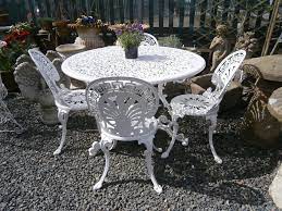 Large Heavy Aluminium Garden Table 4