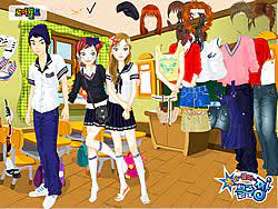 boy and dress up game play