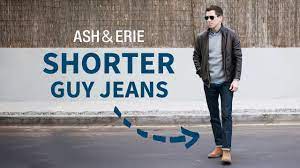 new jeans for shorter guys