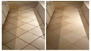 cleaning grout and a tumbled marble