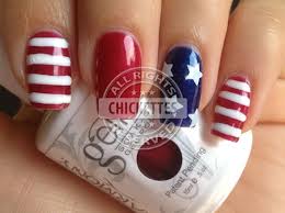25 cute summer nail designs you can do yourself. Patriotic 4th Of July Nail Art With Gelish Chickettes Natural Nail Studio Boutique