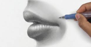 draw lips for beginners lips drawing