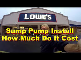 Basement Sump Pump Install