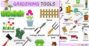 Garden Tools List Gardening Tools Names