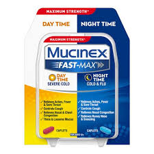 Maximum Strength Mucinex Fast Max Day Severe Cold Night Cold Flu Caplets 30ct