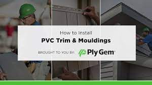 how to install pvc trim mouldings