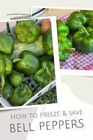 how to freeze bell peppers hobbies on