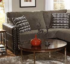 two tone contemporary sectional sofa w