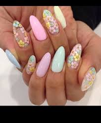 There are so many different designs that are popular for easter sunday. Perfect Easter Nails Image 1688765 On Favim Com