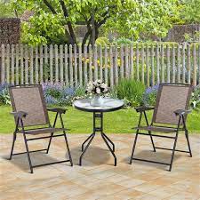Outsunny 3 Piece Brown Frame Bistro