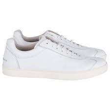 Dolce & Gabbana Dolce and Gabbana Low Top Logo Sneakers in White Leather  ref.593604 - Joli Closet