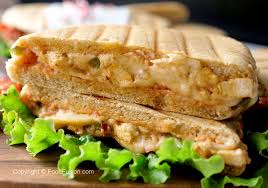 en panini sandwich with homemade