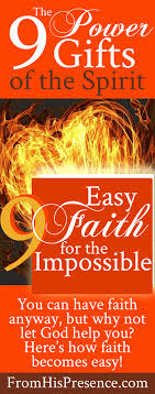 9 power gifts easy faith for the