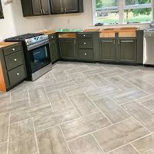 cascade gray porcelain tile floor and