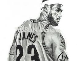 From lakers, 10 lebron james(purple jersey), as a stylized pop! Lebron James Drawing Etsy