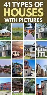 diffe types of houses with names