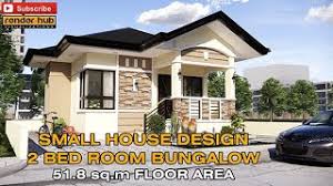Let's find your dream home today! 2 Bedroom Bungalow House Design Idea 51 8 Sqm Youtube
