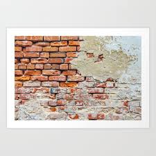 Old Brick Wall Art Print By Jmccool