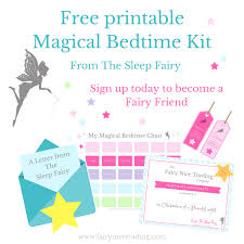 Printable Fairy Letters Reward Chart Kids Bedtime Chart